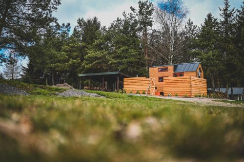 Nove Hrady House | Tiny house s vyhřívacím koupacím sudem