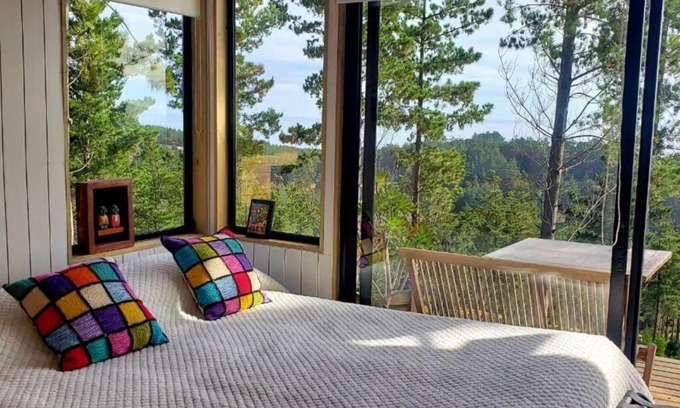 Vichuquen House | Tinyhouse Boyeruca Lodge. Maravillosas vistas de Bosque, Mar y Cielo