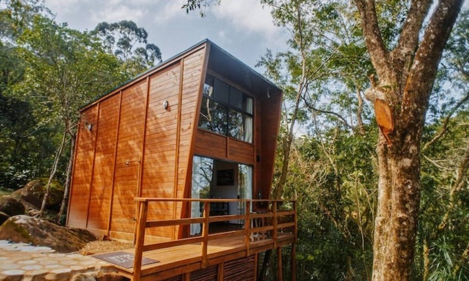 Garopaba House | Tourmaline studio, views of the sea, dunes and lagoon.