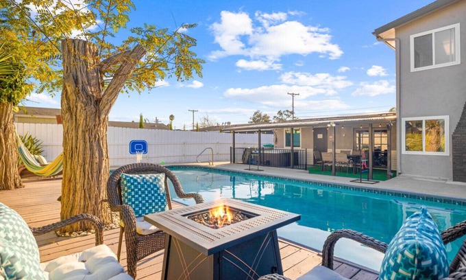 North Clairemont House | Tranquil Escape Pool Hot Tub Game Room