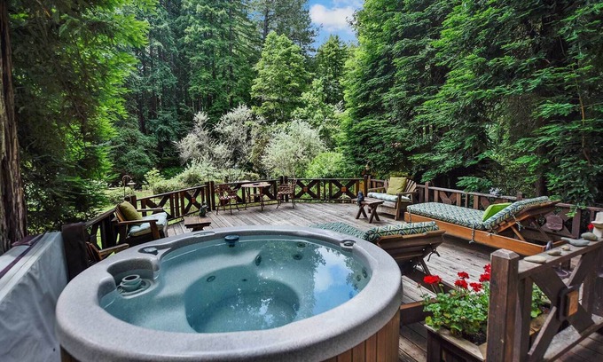 Cazadero Cabin | Tranquil Retreat on Austin Creek, Surrounded by Forest Views
