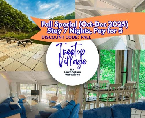 Village of Four Seasons House | Treetop Village-2bed3bathpoolsdocks6-8pp