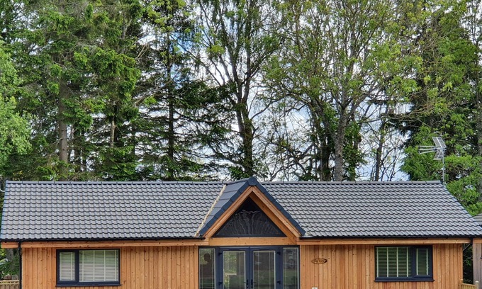 Otterburn Cabin | Treetops - 3 bedroom lodge with Hot Tub set in the National Park