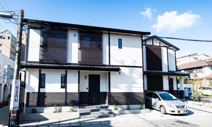 Beppu House | TSUKI with Hot spring6 mins from Beppu sta/Beppu Ōita