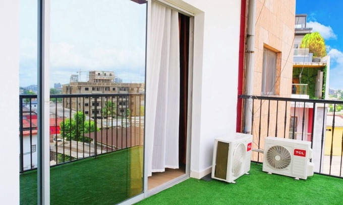 Douala Apartment | Two Bedroom Modern Apartment, elevator and backup generator in the building