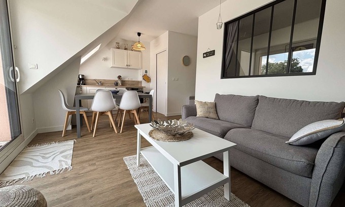 La Foret-Fouesnant Apartment | Ty Amann, overlooking the bay 2* in the heart of Forêt-Fouesnant!