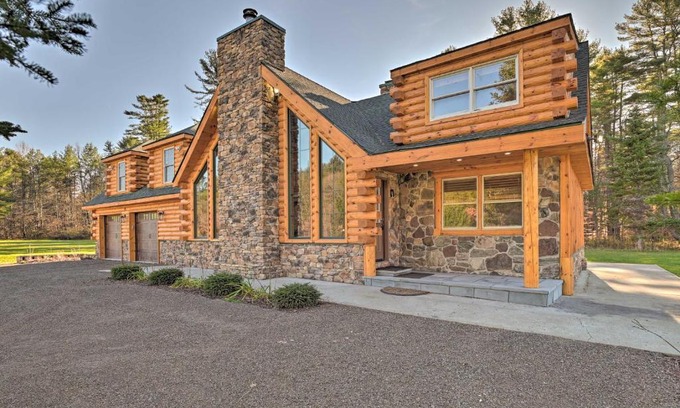 Wells Bridge House | Unadilla Cabin on 50 Acres and Fire Pit and Creek