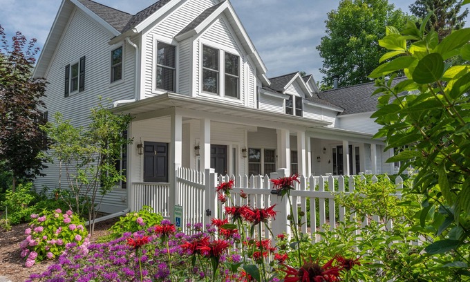 Ephraim House | Unequaled Location next to Wilsons Ice Cream Parlor on Ephraim's Harbor and dock