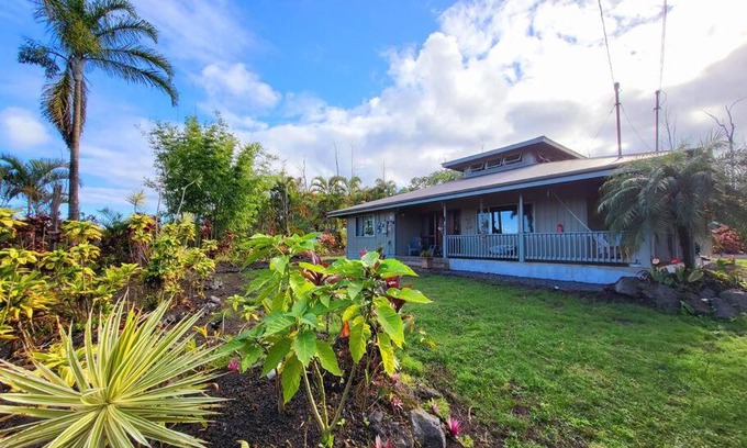 Leilani Estates House | Unique Lava House by steaming crater