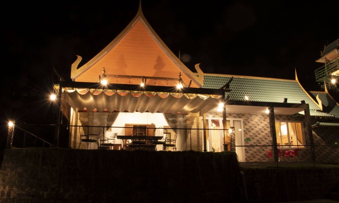 Bao Loc Villa | Unique villa on hilltop viewing lake, valley, mountains
