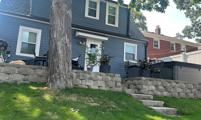 Milwaukee House | Updated 2BR, 2.5BA. Hot tub, fenced in yard, modern updates.