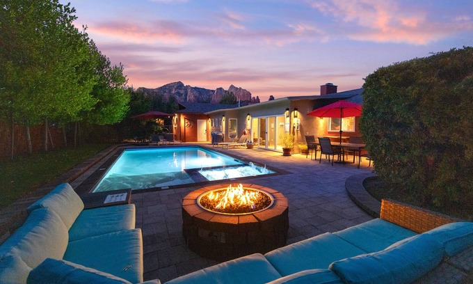 Uptown Sedona House | Uptown home, Heated Pool, Hot Tub, Amazing Views