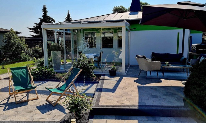 Schwedt/Oder House | Vacation home Grüner Bungalow contactless CheckIn CheckOut