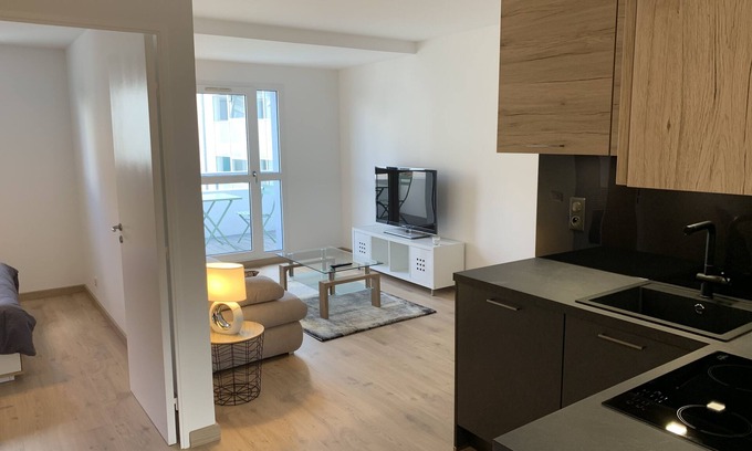 Divonne-les-Bains Apartment | Very attractive, fully-furnished, luxury T2 apartment 5 minutes' walk from the center.