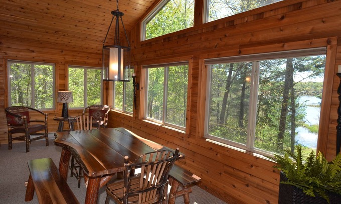 Hayward Cabin | Very Private Cabin on Upper Twin Lake.Great Views.Close to Trails!