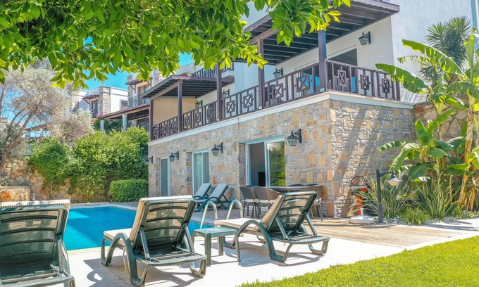 Torba Villa | Villa Çelebi D Private Pool sleeps 10