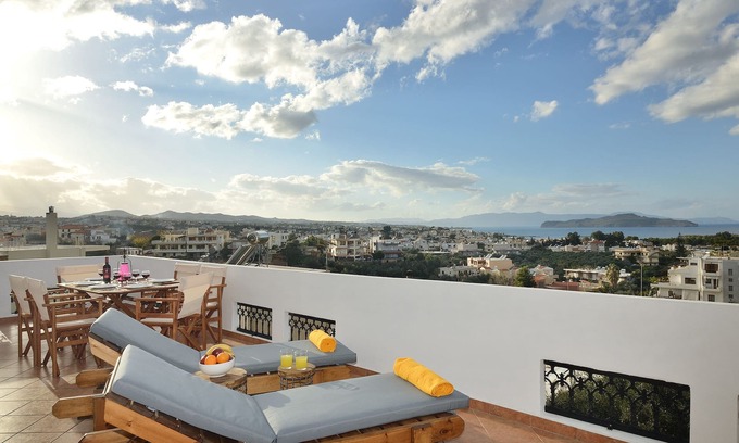 Makrys Tichos Villa | Villa ANVA, amazing views, walk to the beach