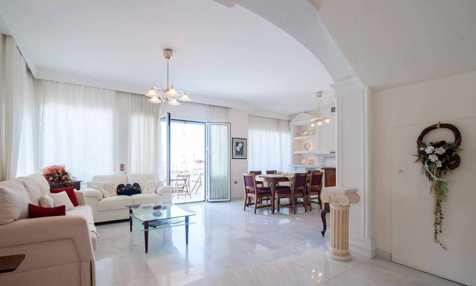 Kolymvari Villa | Villa Aphrodite with sea & mountain views