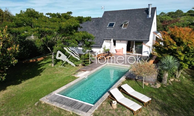 Erdeven House | Villa avec piscine - calme absolu 5 min des plages