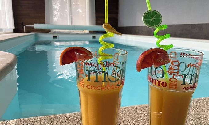 Cleder Villa | VILLA D'ARCHITECTE classée 5 ⭐️ AVEC PISCINE 30°-SPA à 2mn à pieds de la plage