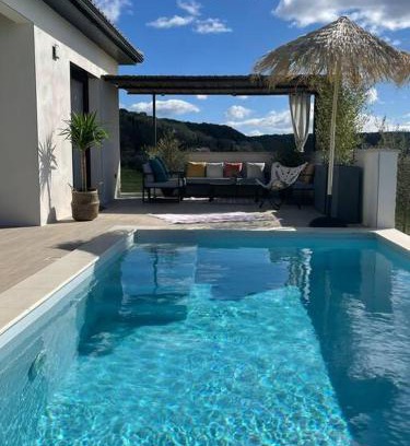 Lussan Villa | Villa de vacances avec piscine Lussan(proche Uzes)