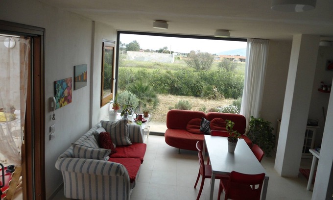 Mockarta Villa | VILLA DEI FENICOTTERI overlooking the Egadi islands