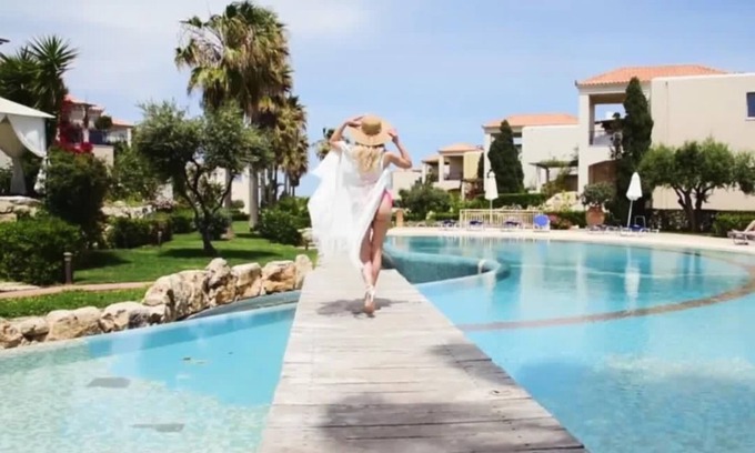 Maleme Apartment | Villa Elias 3BR with Jacuzzi & Pool