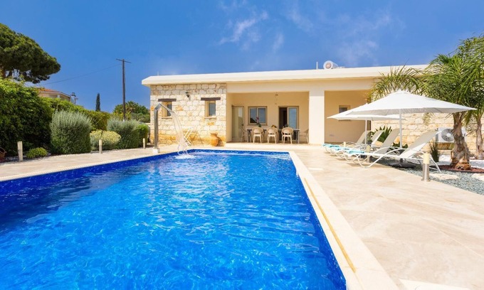 Droushia Villa | Villa Elite - Four Bedroom Villa, Sleeps 9