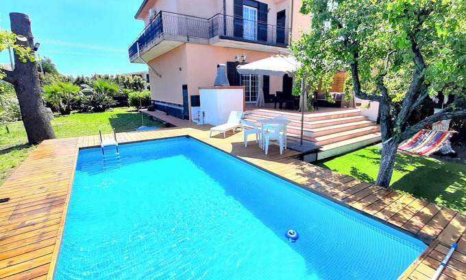 Blandano Villa | Villa Etna, with swimming pool and garden.