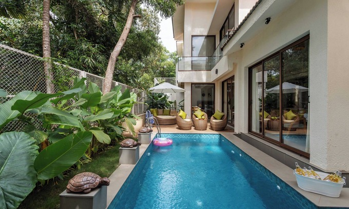 Anjuna Villa | Villa Frangipanni Hosted by Masaya Stays