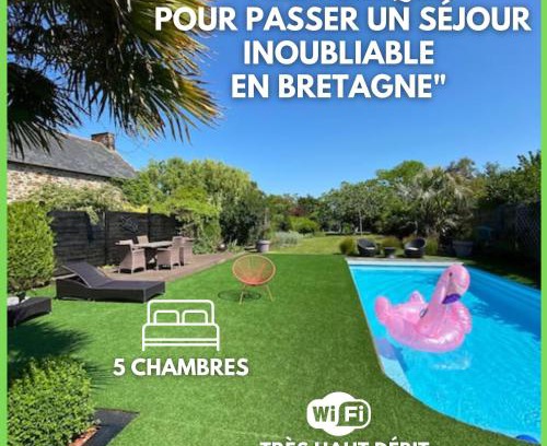 La Fresnais Villa | VILLA KER BLEUENN * 10 PERSONNES * PISCINE * SAUNA
