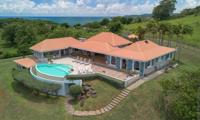 Le Vauclin Villa | Villa Libellule Exceptional estate with panoramic sea view and large swimming pool