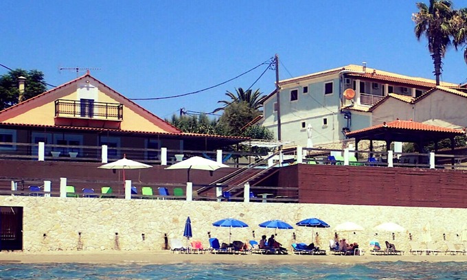 Agios Sostis Villa | Villa Mare in Laganas, private access to the sea, private sunbeds,quiet place