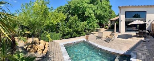 Aix-en-Provence Villa | Villa moderne en campagne avec piscine