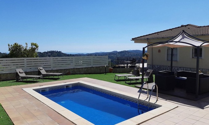 Vidreres Villa | Villa on Costa Brava with Pool & Sea Views