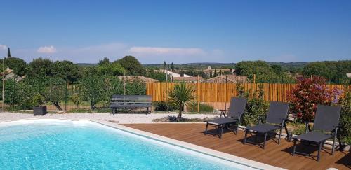 Canet Villa | Villa Palmera - Classée 3 étoiles - Grand confort, calme, et magnifique vue dégagée