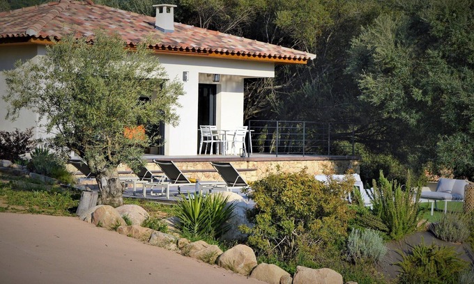 Sari-d'Orcino Villa | Villa PETRU * with swimming pool, sea view, 10 mn from the beach