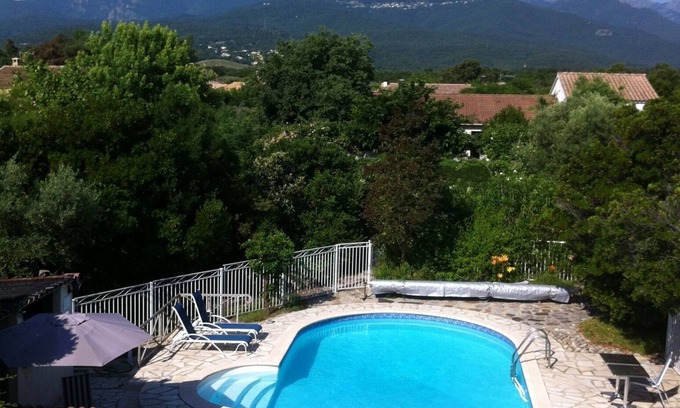 Ventiseri Villa | Villa pool near sea mountain in Travo, 6 km Solenzara, 40 Porto-Vecchio