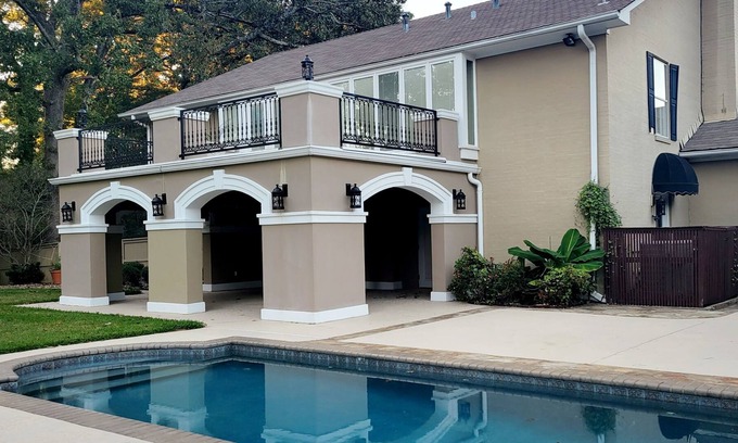 Judson House | Villa resort getaway, Hot tub, golf cart, game room, movie theater, pool, 4 acre