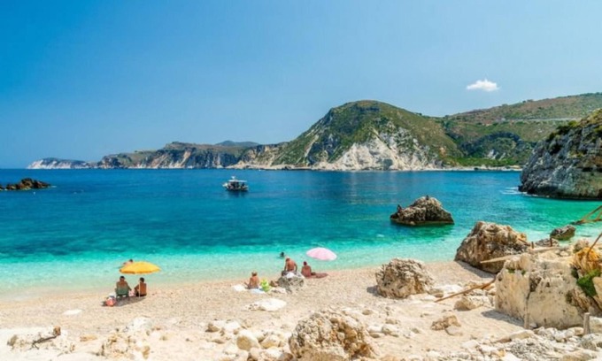 Mousata Villa | Villa Russa Dionisis Large Private Pool Walk to Beach Sea Views Wifi Car Not Required - 2017