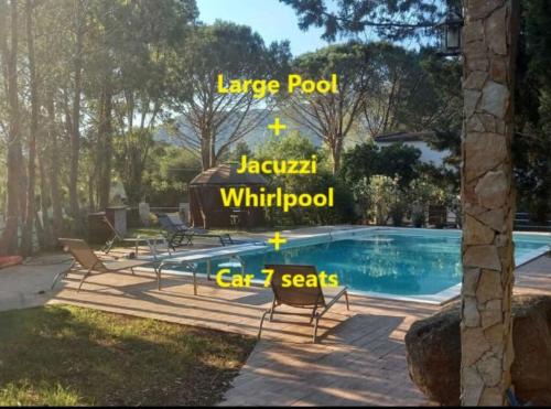 Villaggio delle Mimose Villa | VILLA STRAVANATA - Large Pool, Car and Large Whirlpool Jacuzzi
