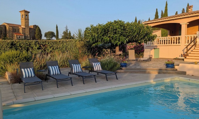 Montouliers Villa | Villa with Panoramic Views - Pool & Sleeps 10
