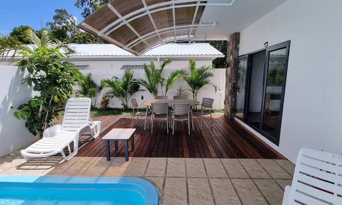 Trou aux Biches Villa | Villa with pool 5 minutes from the beach!