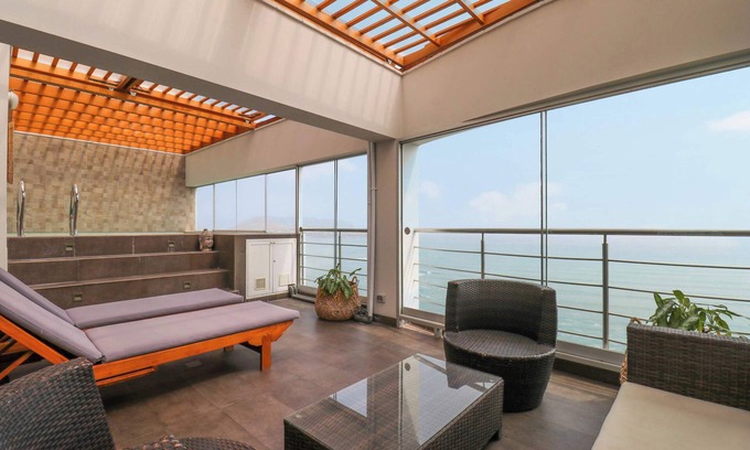 Armendariz Apartment | w* | Ocean view Penthouse w/pool in Miraflores