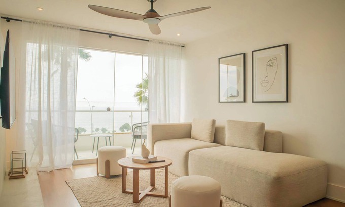 Santa Cruz Apartment | w* | Stunning 3BR with OceanView in Miraflores