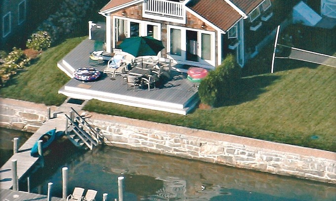 Groton Long Point Cottage | Walk Out Your Cottage and on to Your Boat!