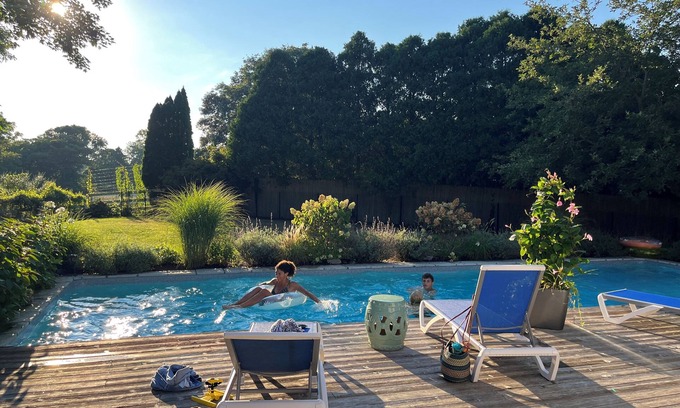 East Hampton North House | Walk to town, Bike to beach, Private pool oasis !