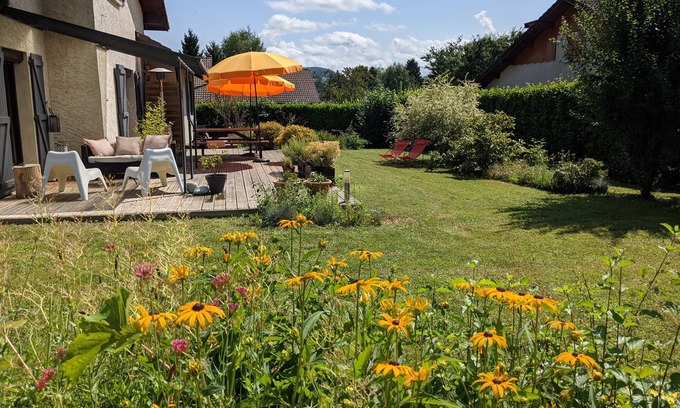 Apprieu House | Warm, atypical and quiet house 4 km from Lake Charavines / Paladru