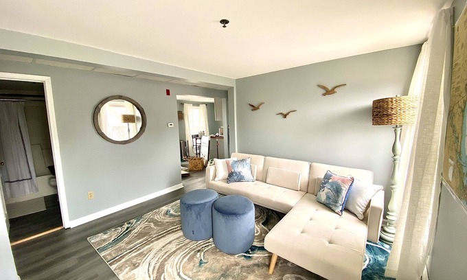 Pine Point Apartment | Warm Coastal Retreat: Your Maine Escape Awaits - 1 block from the beach!