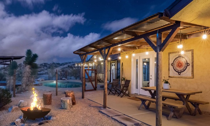 Yucca Valley House | Warren Vista Ranch - Heated Pool, Hot Tub! 2 Bedroom Home by RedAwning
